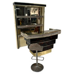 Italian Design Cocktail Bar Set 1970' in the Manner of Willy Rizzo
