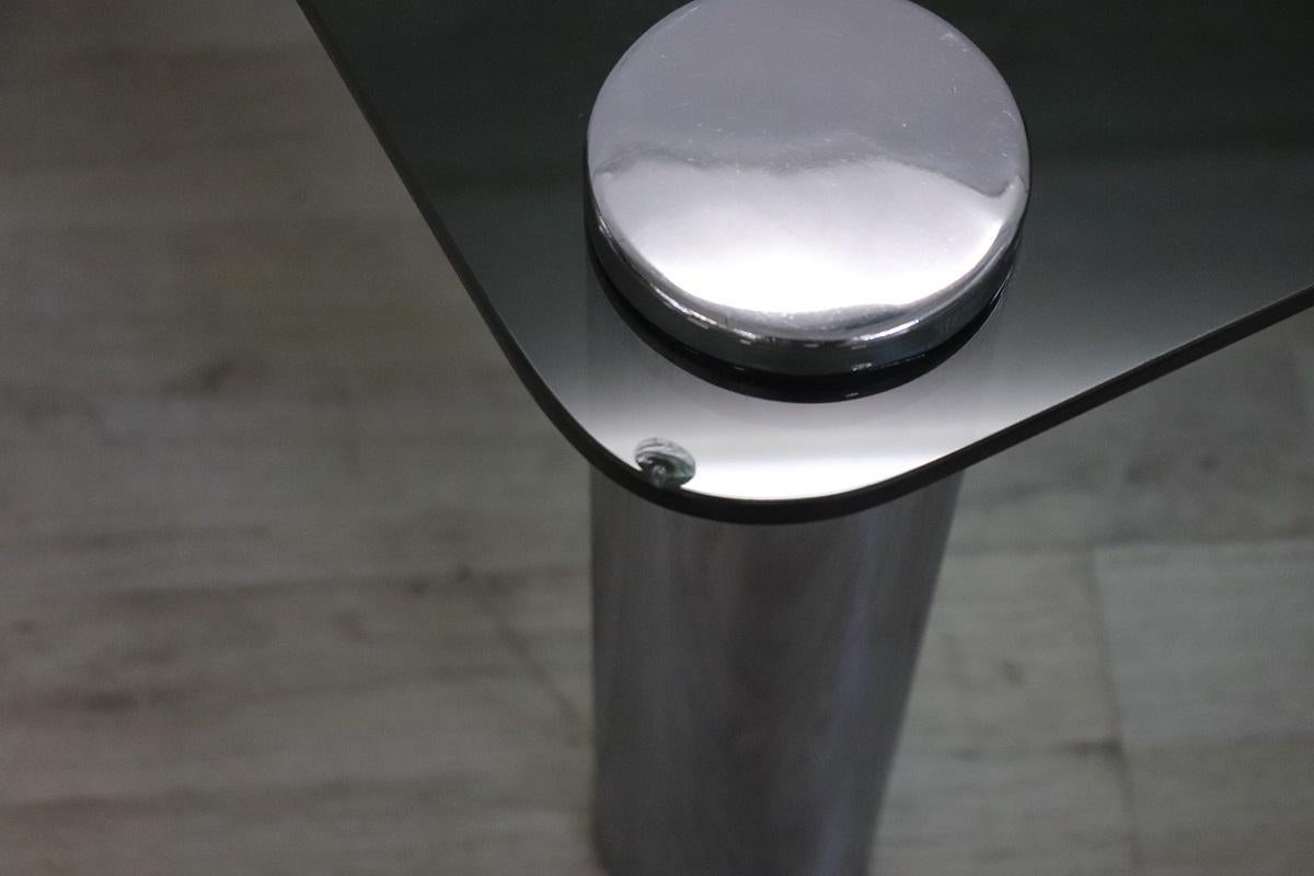 Metal Italian Design Coffee Table, 1970s For Sale