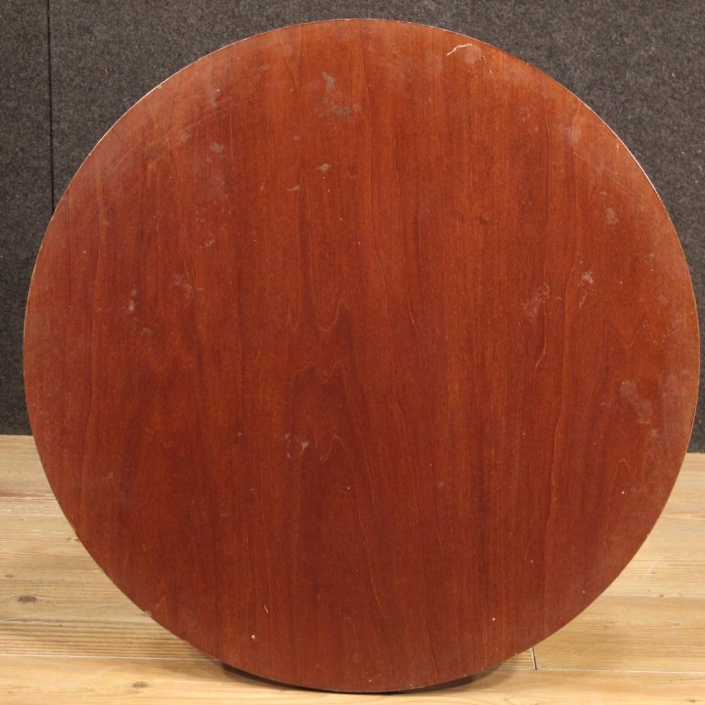 Italian Design Coffee Table in Mahogany and Fruit Woods, 20th Century For Sale 1