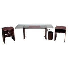 Italian Design Desk by Tito Agnoli for Matteo Grassi or a office set