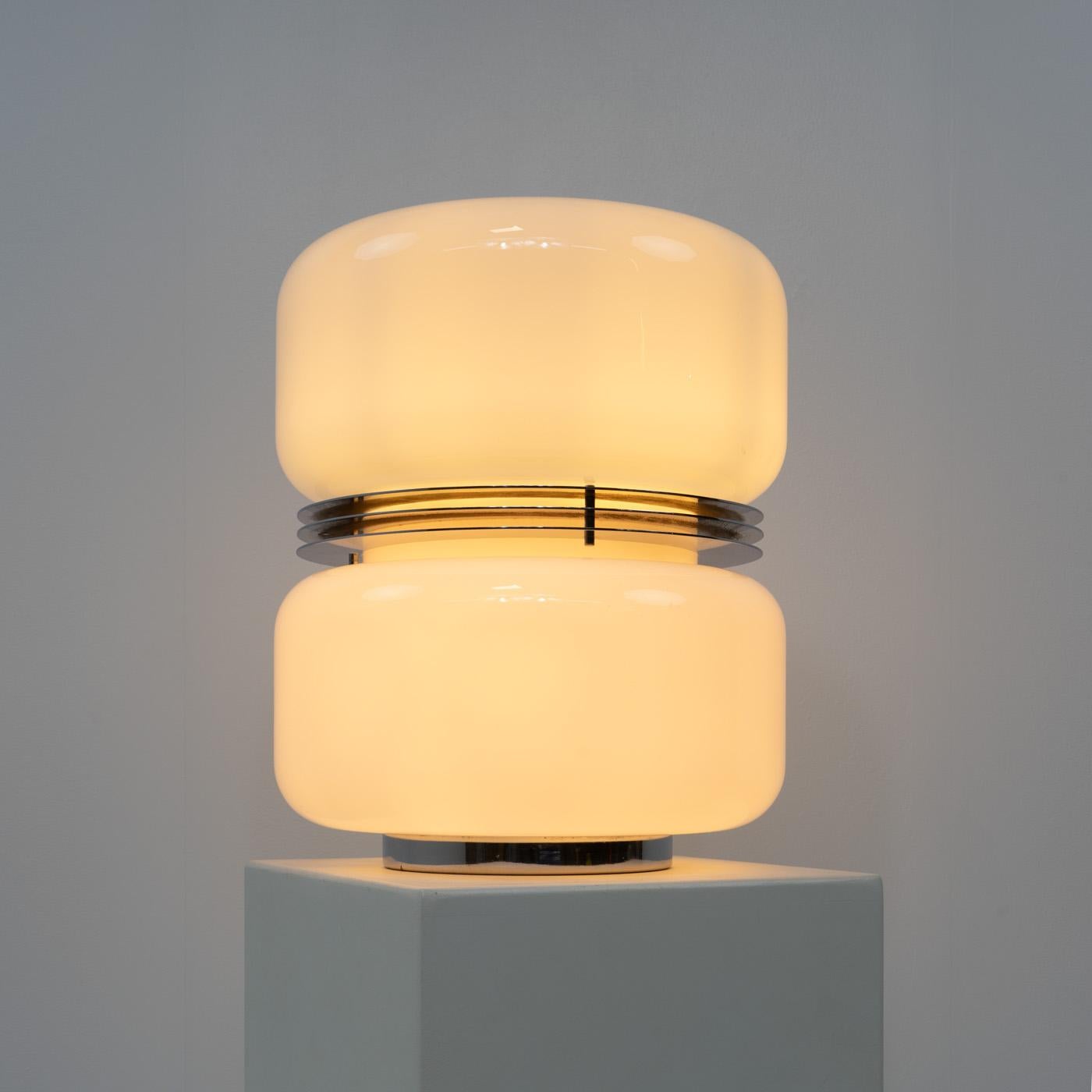 Late 20th Century Italian Design Enrico Tronconi, Table Lamp, Italy 1970s For Sale