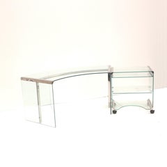 Italienischer Chefschreibtisch im italienischen Design von Pierangelo Gallotti für Gallotti & Radice