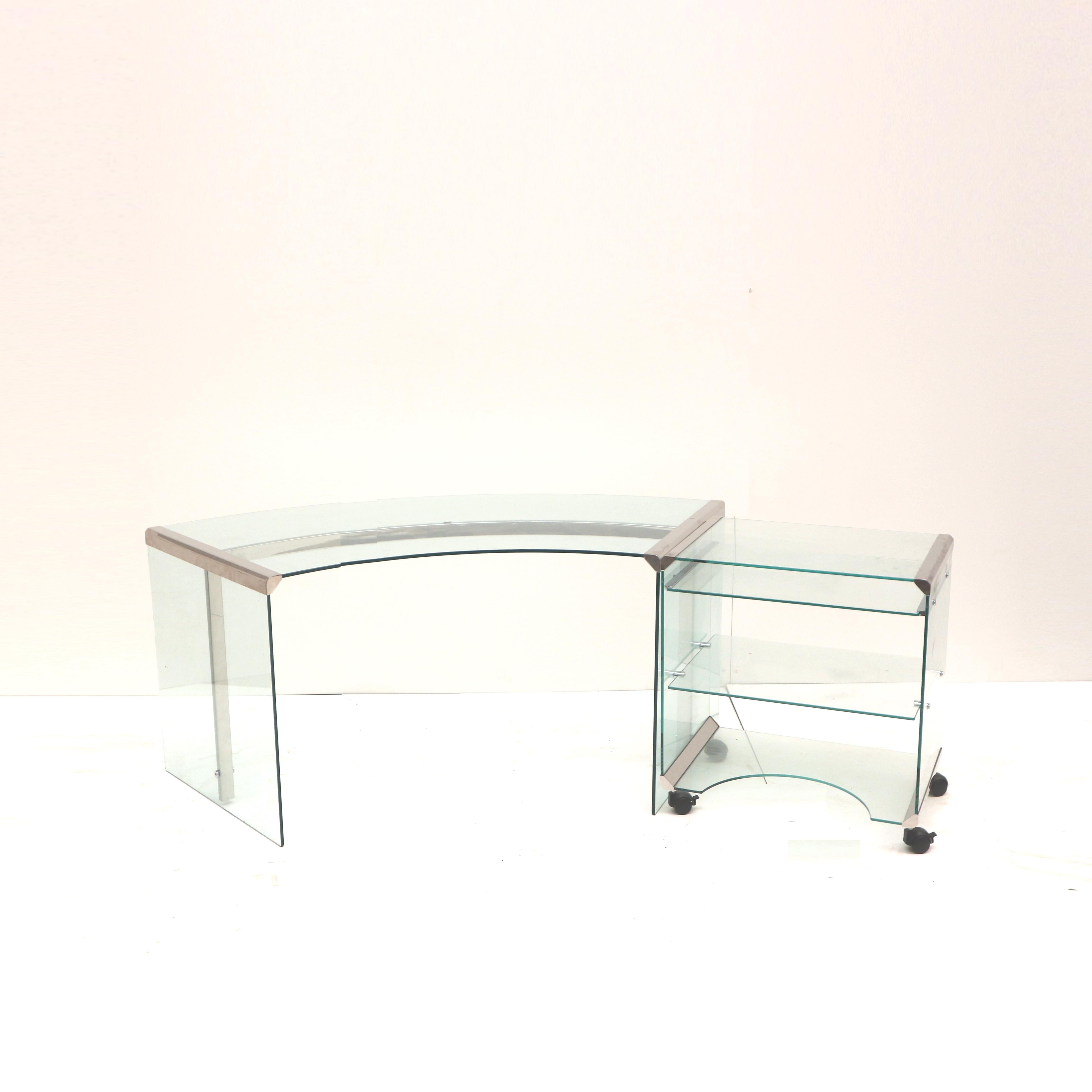 Bureau de designer italien Pierangelo Gallotti pour Gallotti & Radice Bon état - En vente à Breda, NB