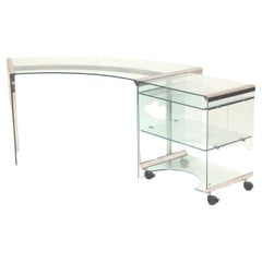 Italienischer Chefschreibtisch im italienischen Design von Pierangelo Gallotti für Gallotti & Radice