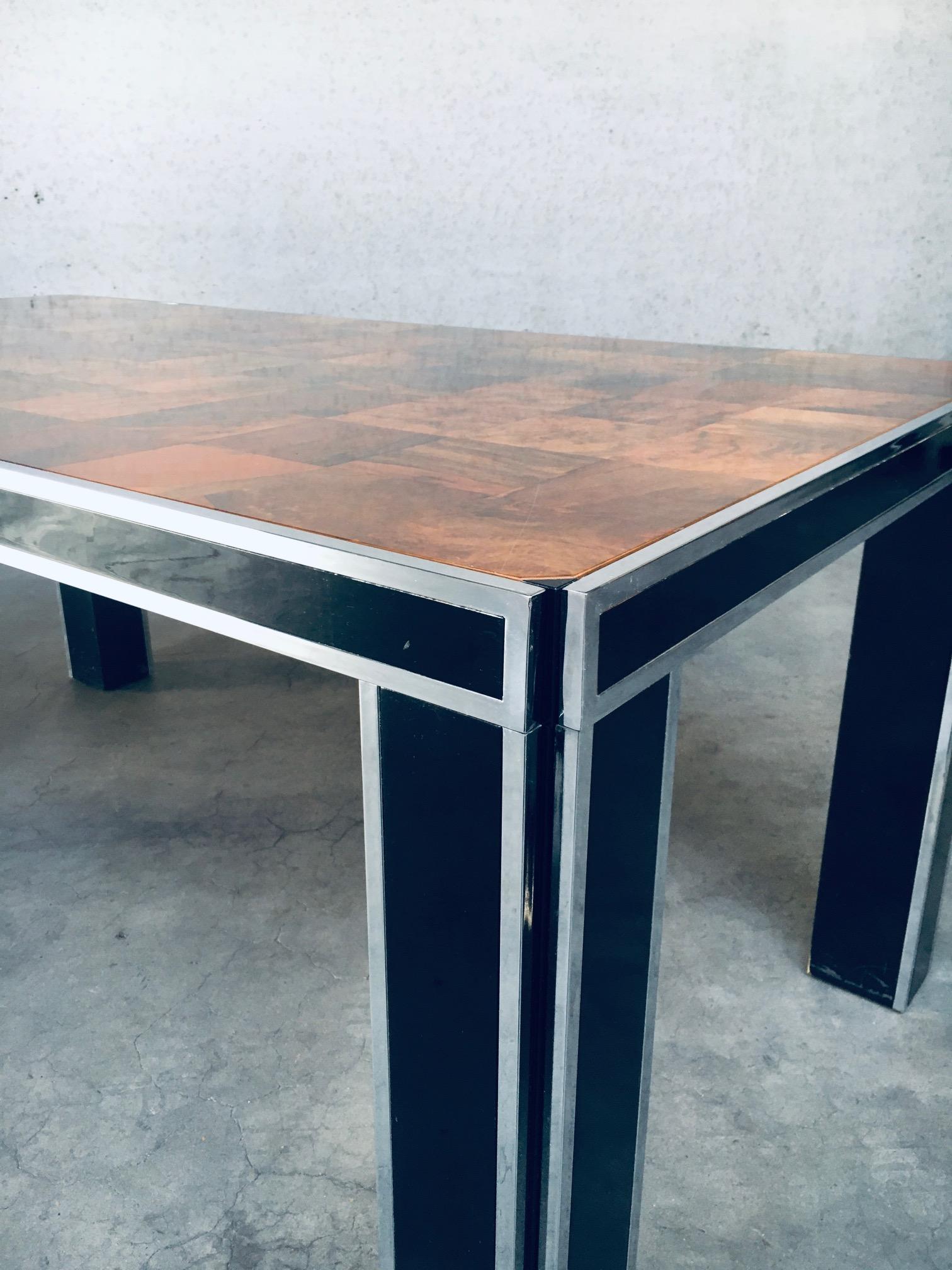 Table de salle à manger italienne impressionnante par  Mario Sabot, années 1970 en vente 9