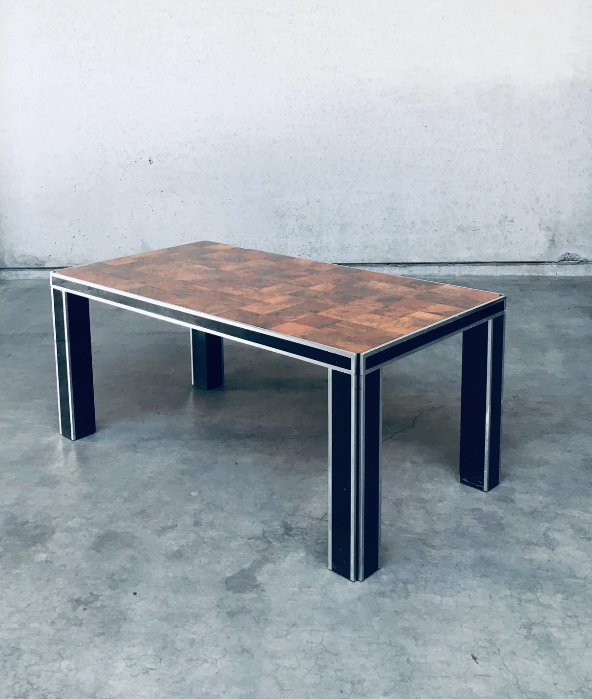 Lacquered Italian Design Impressive Dining Table by  Mario Sabot, 1970's For Sale