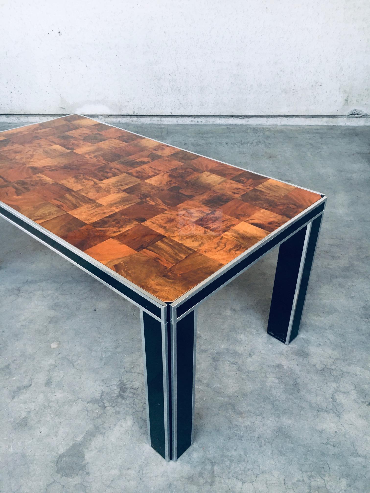 Italian Design Impressive Dining Table by  Mario Sabot, 1970's For Sale 1