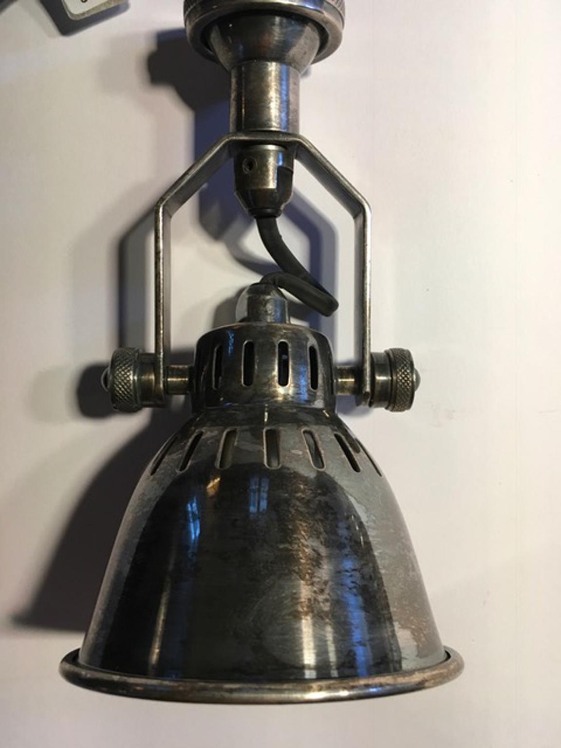 Italian Design Iron Wall Sconce Industrial Style Contemporary Production For Sale 9