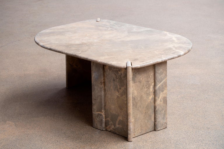 Mid-Century Modern Italian design Marble Coffee Table 1970