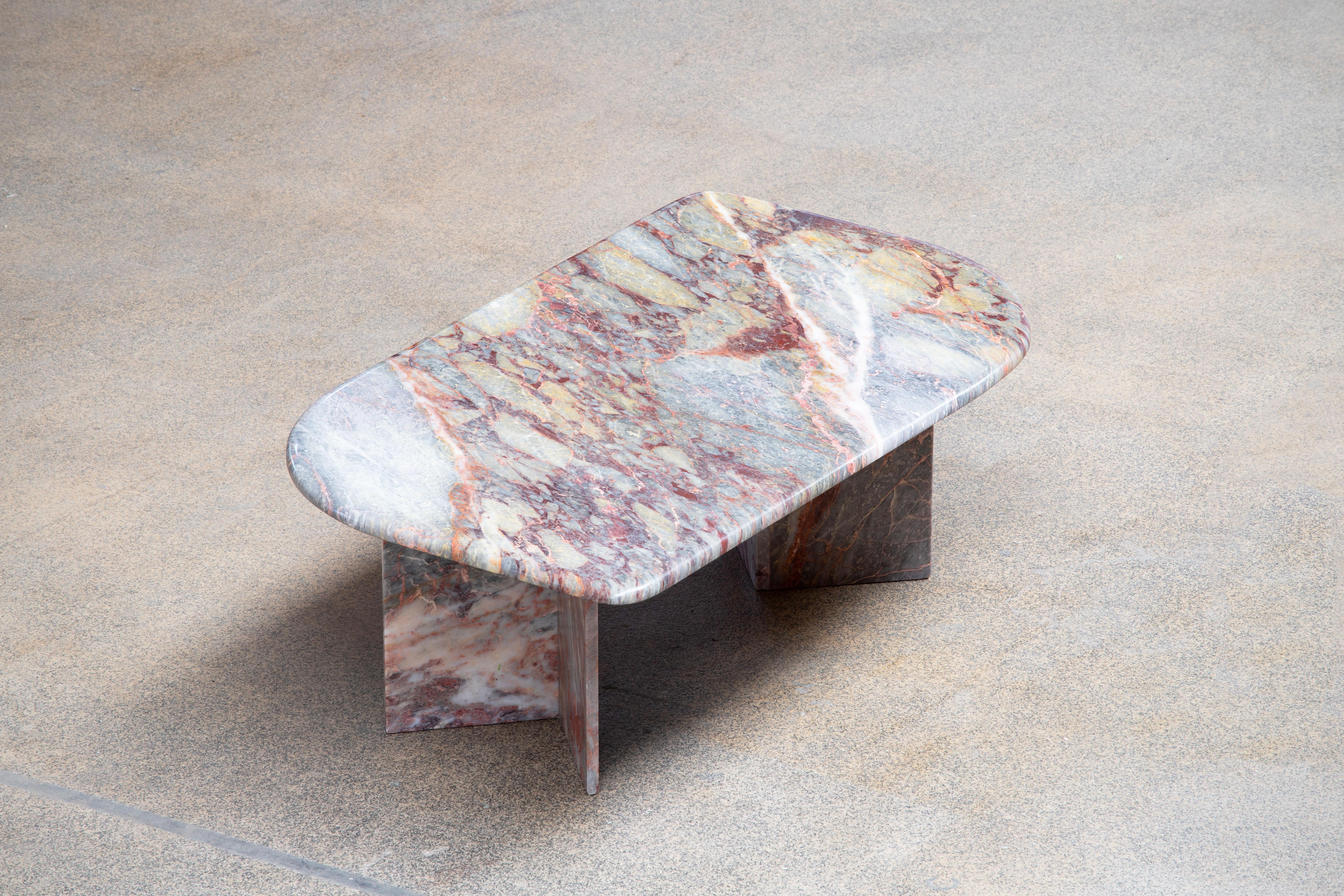 Mid-Century Modern Italian design Marble Coffee Table 1970