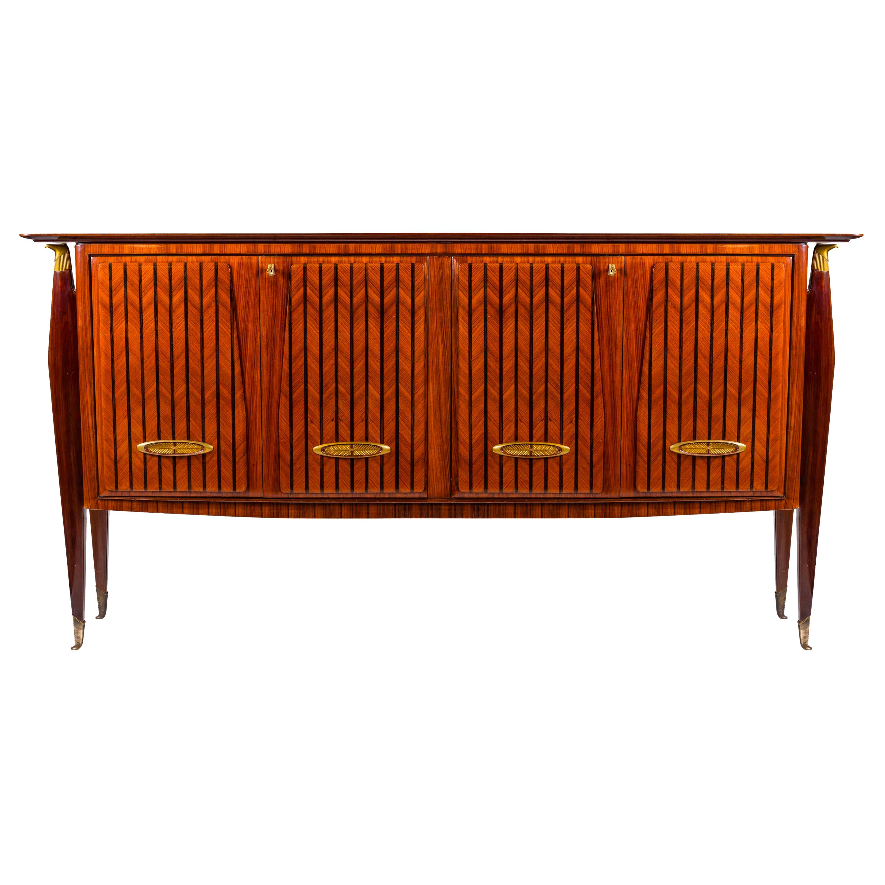 Italian Design Midcentury Sideboard or Bar Cabinet by Vittorio Dassi, 1948