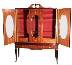 Vintage Italian Design Midcentury Cabinet Vitrine Attributed to Paolo Buffa