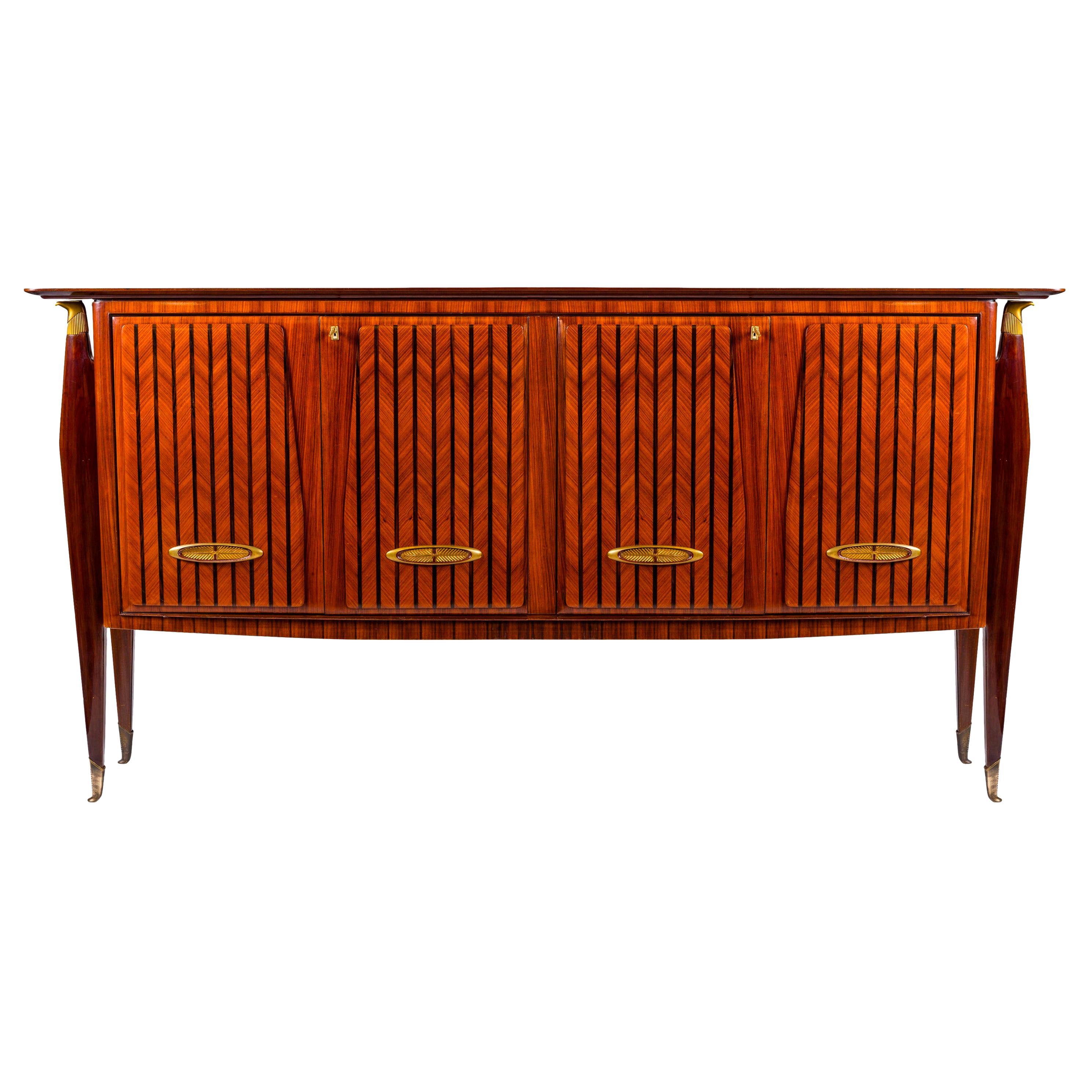 Italian Design Midcentury Sideboard or Bar Cabinet by Vittorio Dassi, 1948