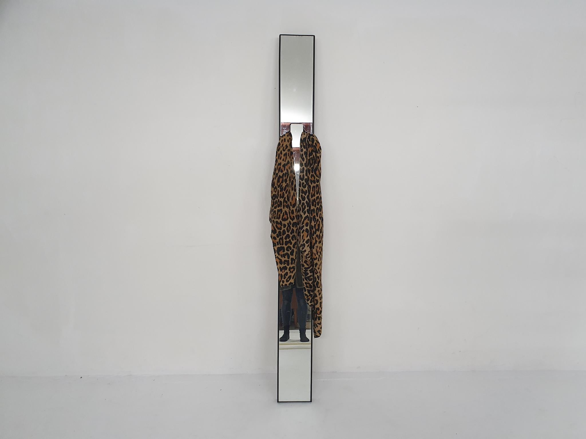 Plastic Italian design mirror by Luciano Bertoncini, 1980's