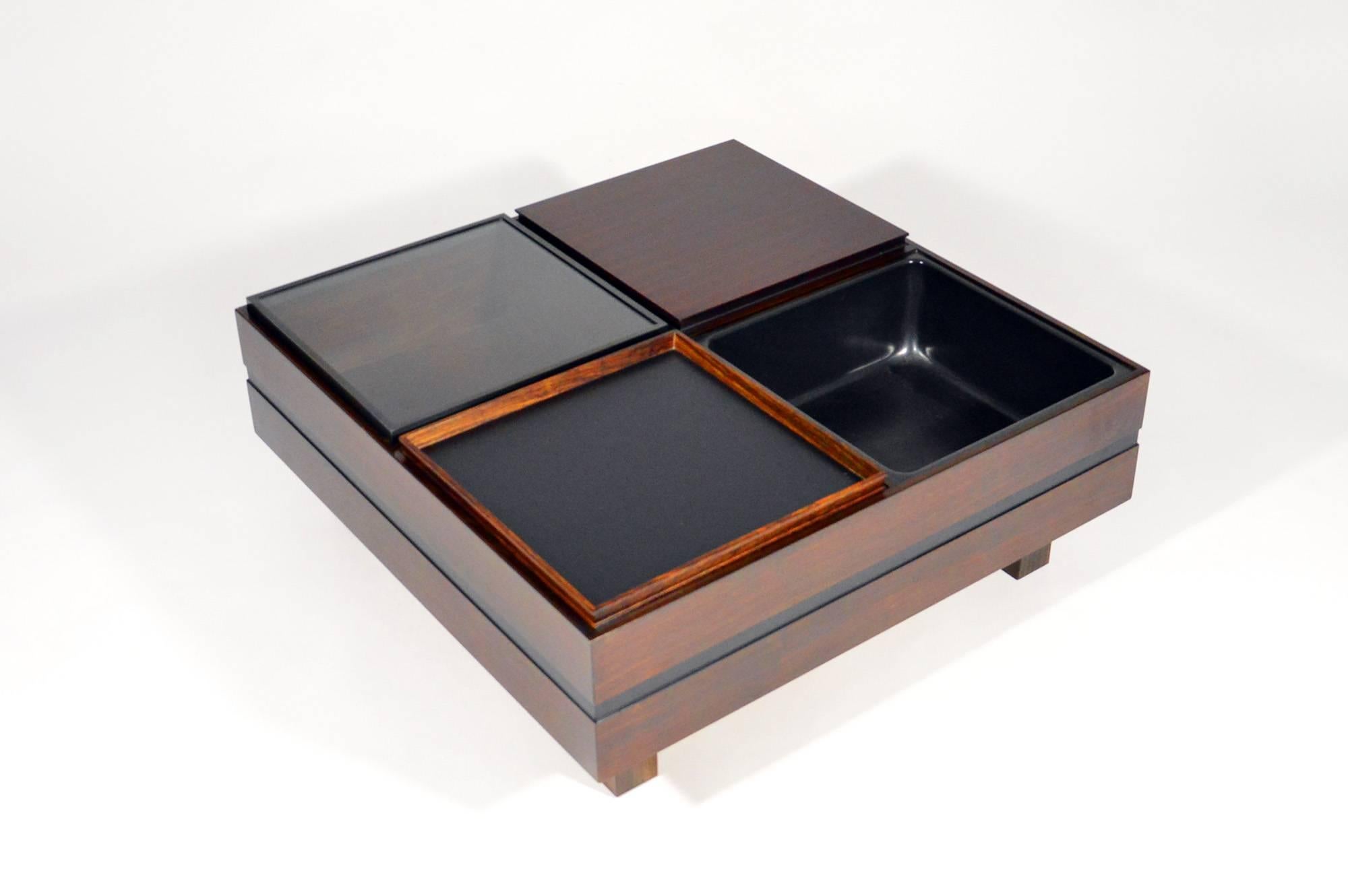 Mid-Century Modern Italian Design Modular Coffee Table by Sormani, 1960s For Sale
