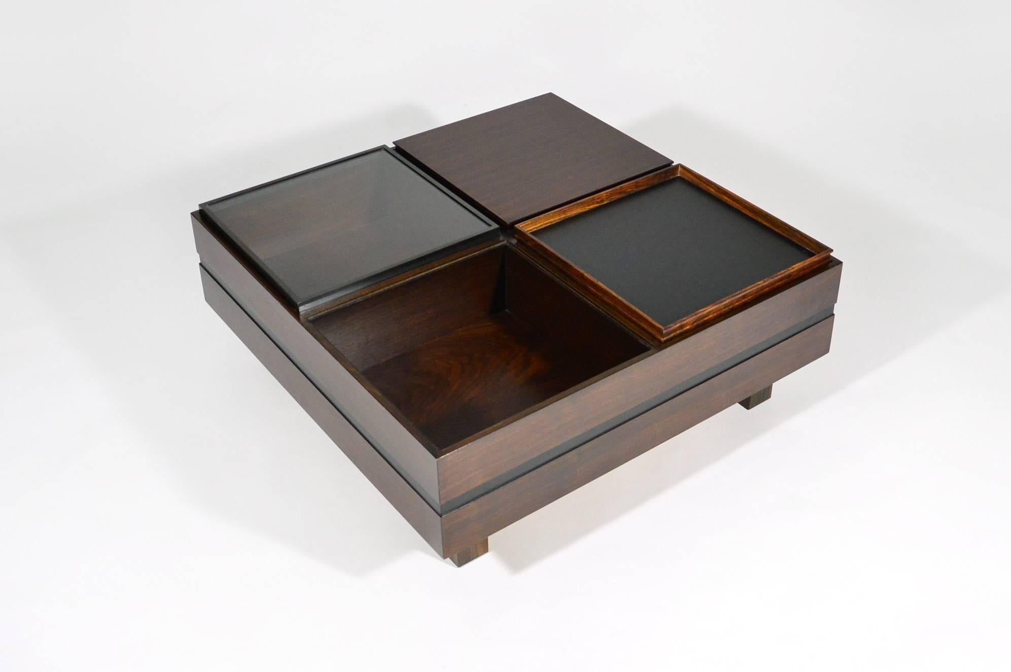 Italian Design Modular Coffee Table by Sormani, 1960s In Good Condition For Sale In Rome, IT