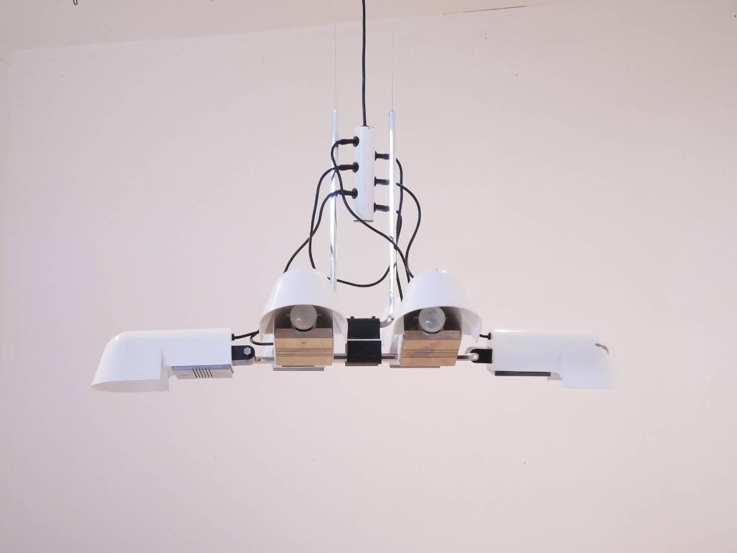 Italian Design “Pala” Chandelier / Lamp by Danilo & Corrado Aroldi for Luci 3