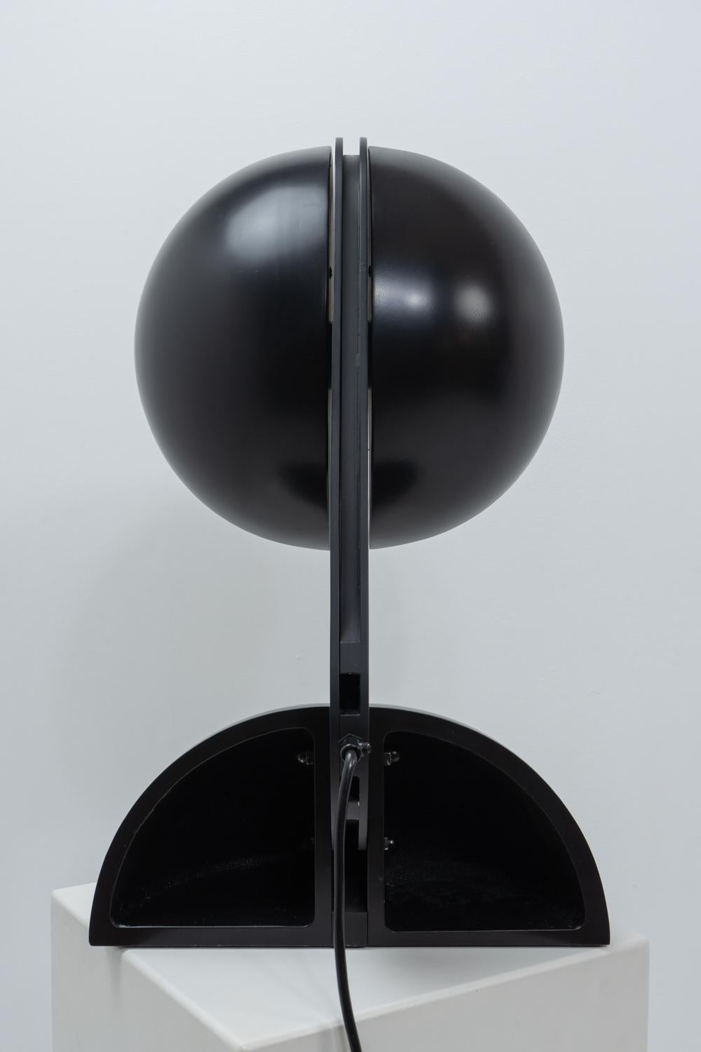Metal Italian Design Ruspa Table Lamp by Gae Aulenti for Martinelli Luce, 1960s For Sale