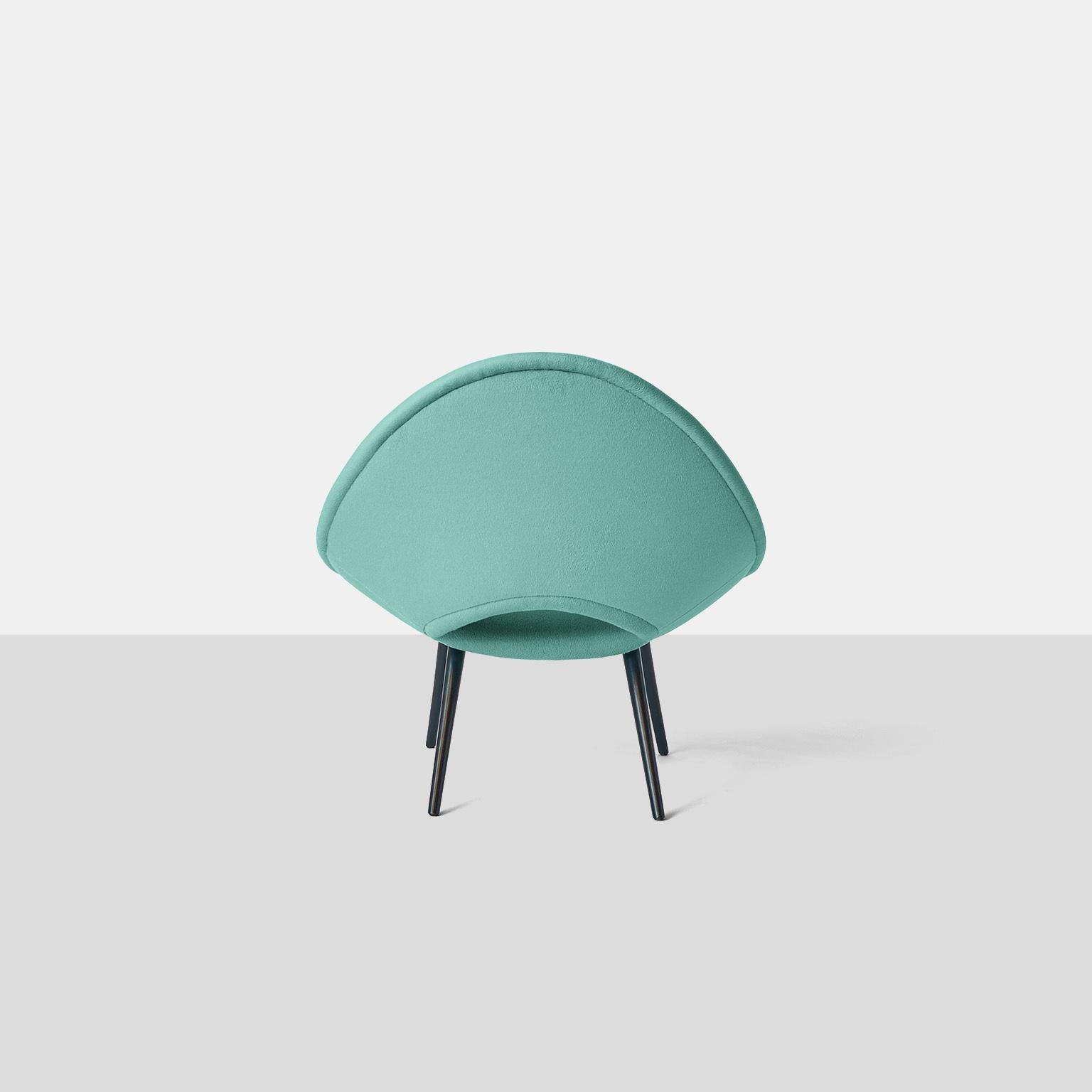 Italian Design Scoop Chair In Good Condition For Sale In San Francisco, CA