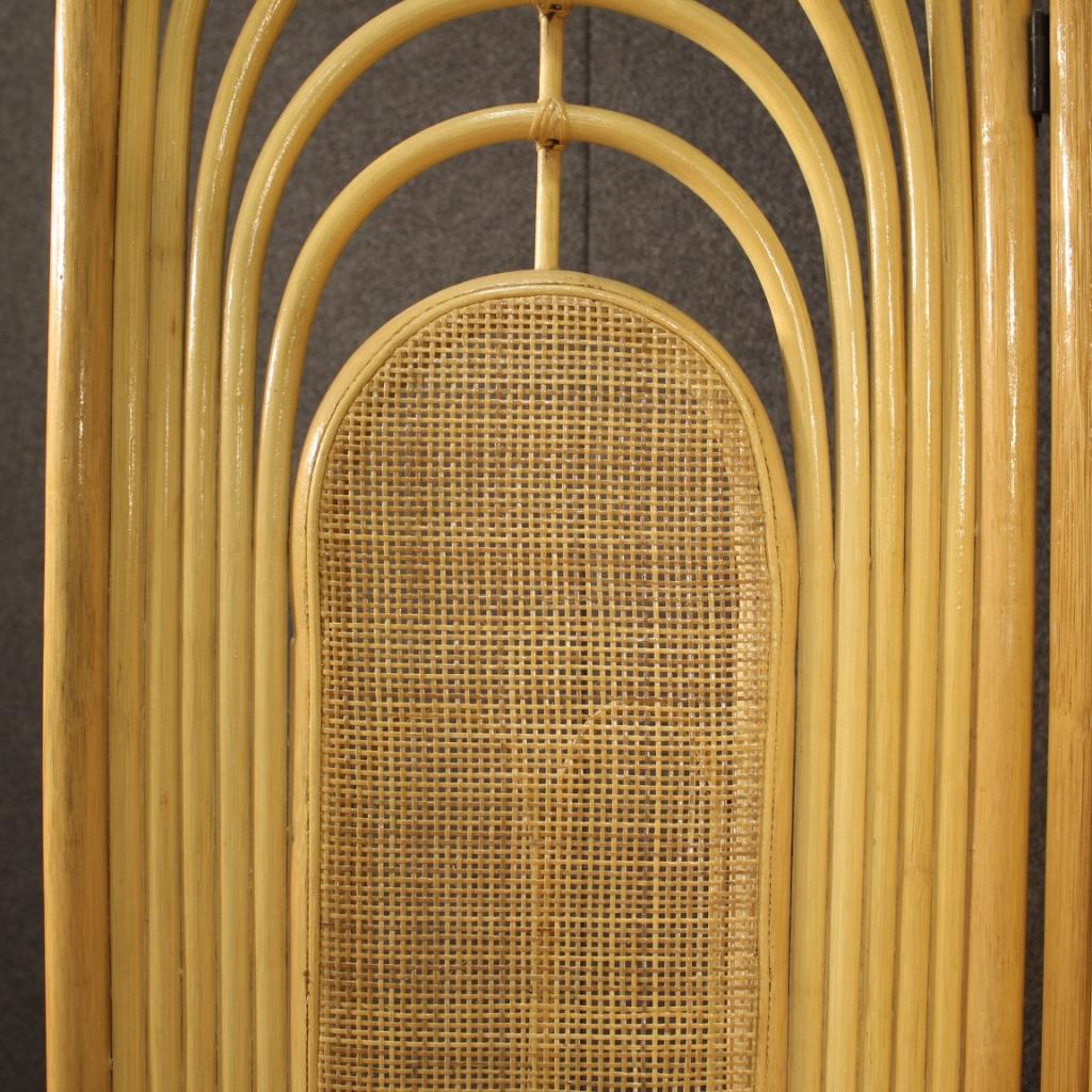 Italian Design Screen in Exotic Wood, 20th Century For Sale 4