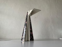 Italian Design Sculptural Porcelain Table Lamp, 1970s, Italy