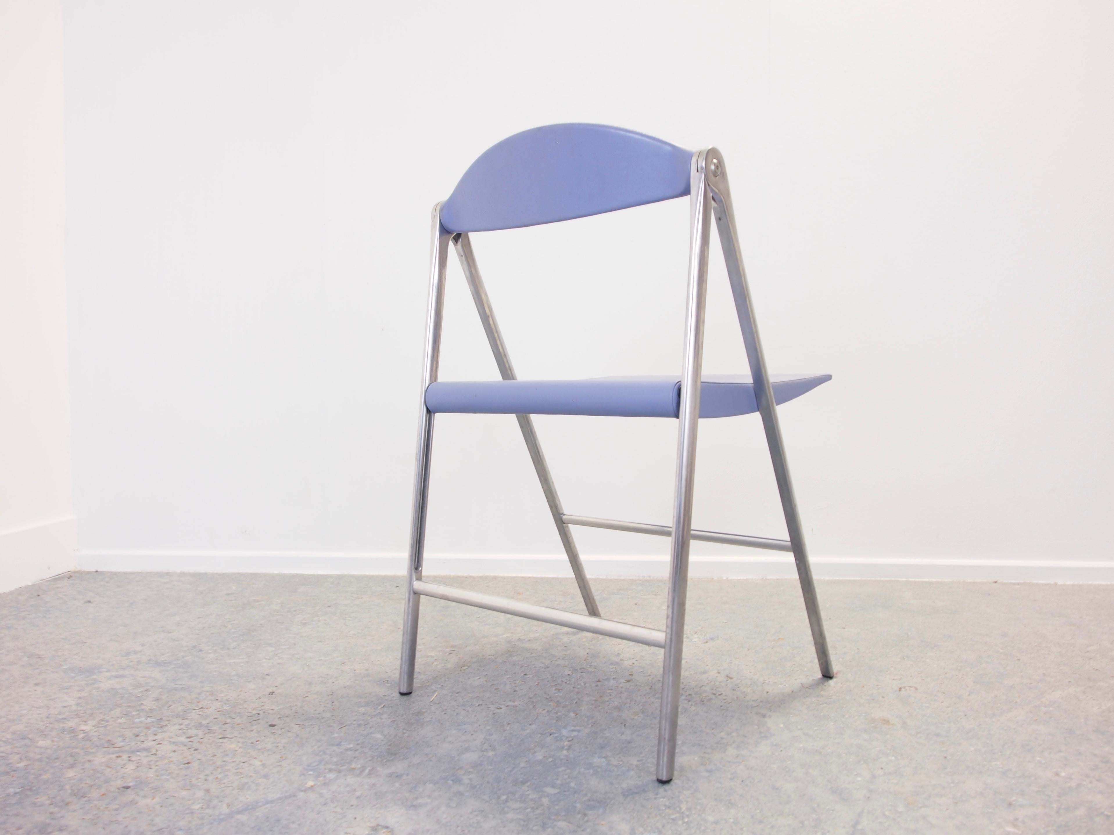 Italian Design Set of 3 Folding Chairs 
