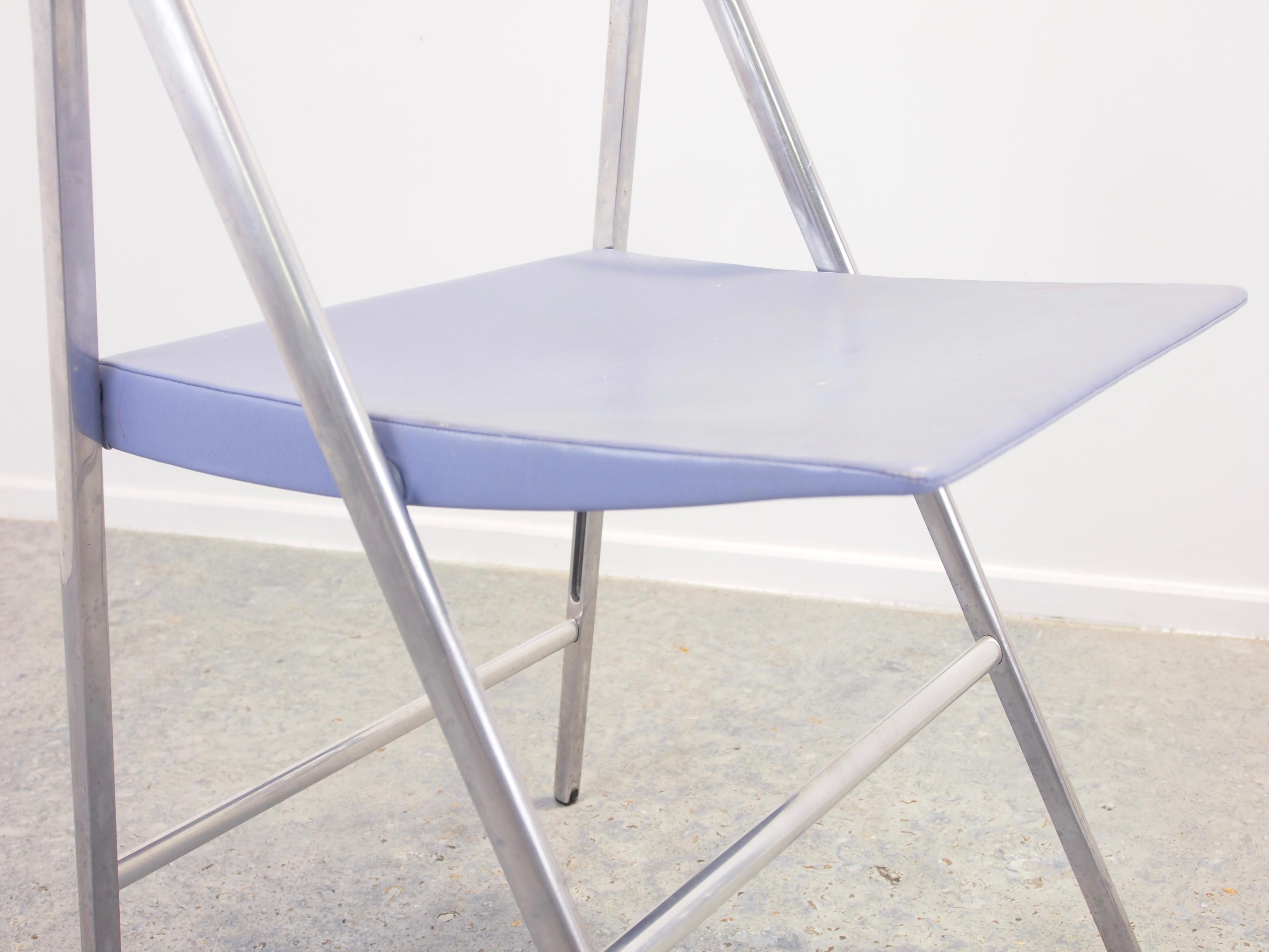 Italian Design Set of 3 Folding Chairs 