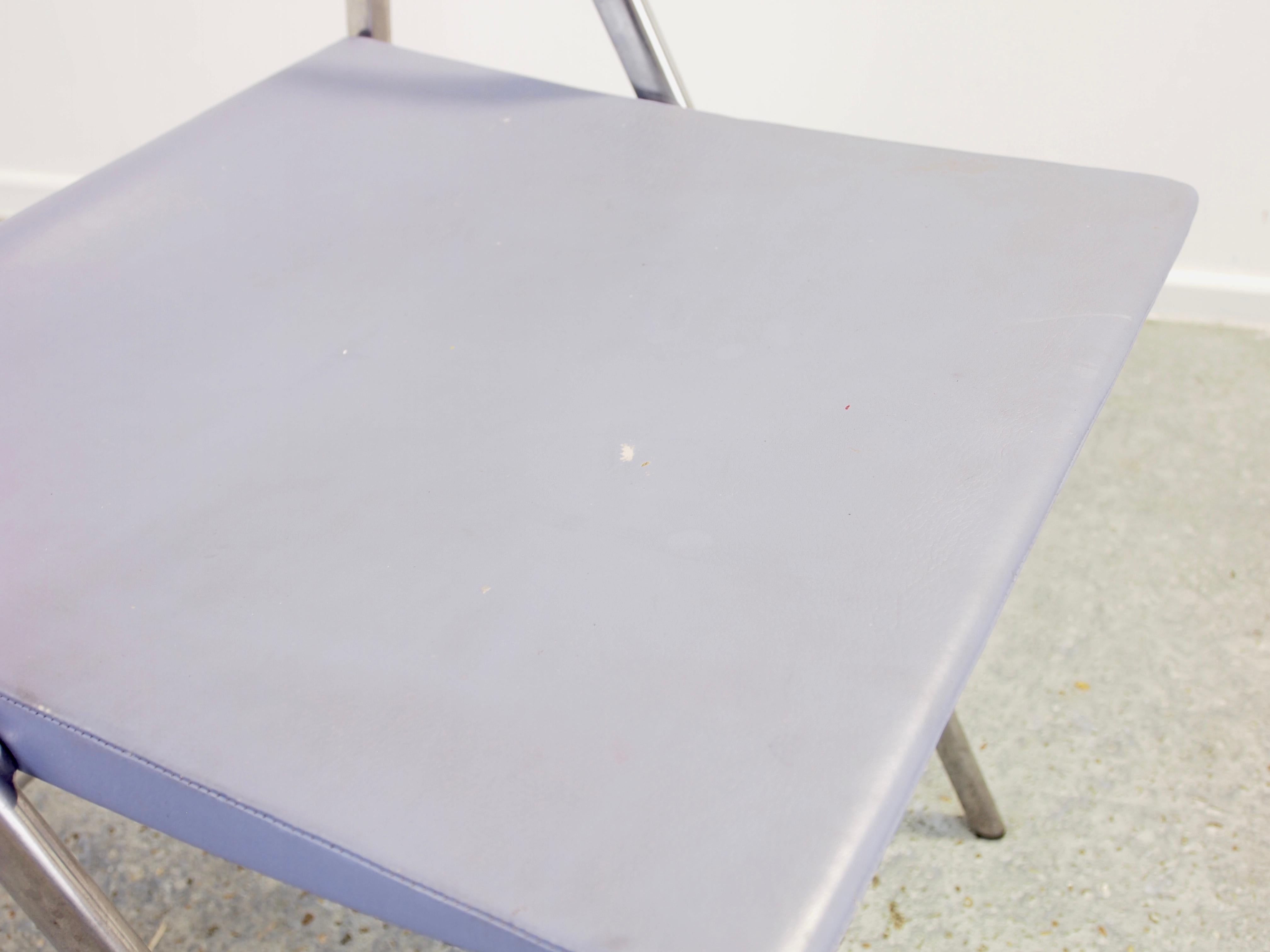 Italian Design Set of 3 Folding Chairs 