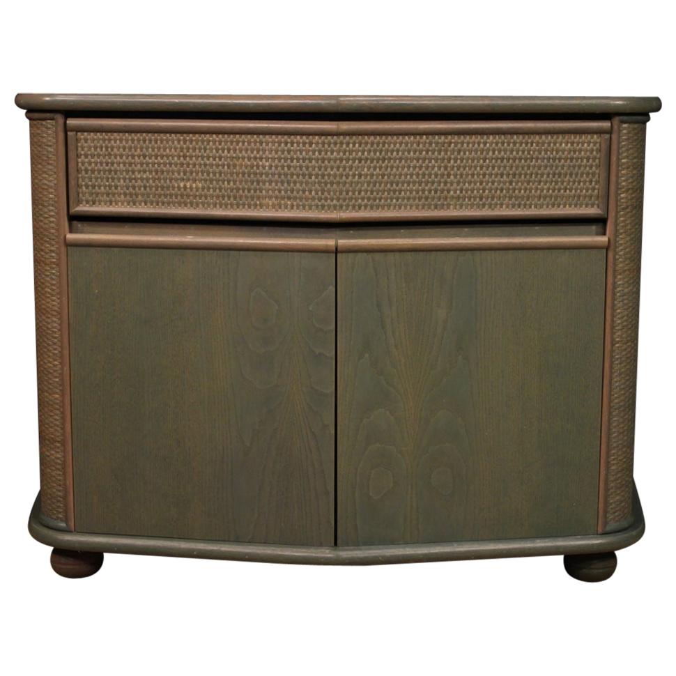 Italian Design Sideboard in Exotic Wood, 20th Century For Sale