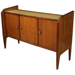 Italian Design Sideboard in Rosewood, Mahogany, Maple, Beech and Fruit Woods