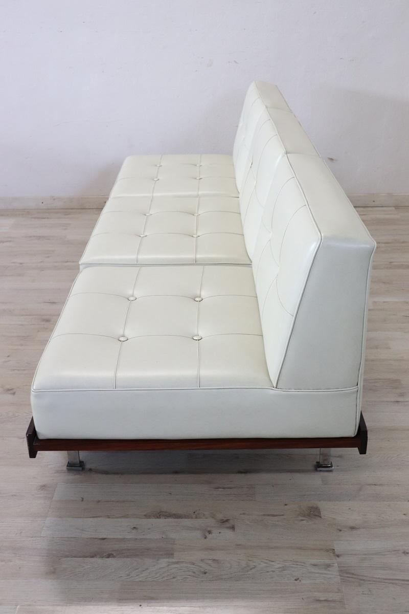 Ensemble de canapés italiens Design/One par Saporiti avec Label original, circa 1960s en vente 4