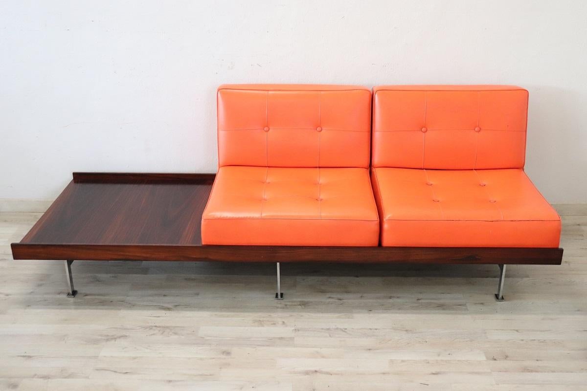 Mid-Century Modern Ensemble de canapés italiens Design/One par Saporiti avec Label original, circa 1960s en vente
