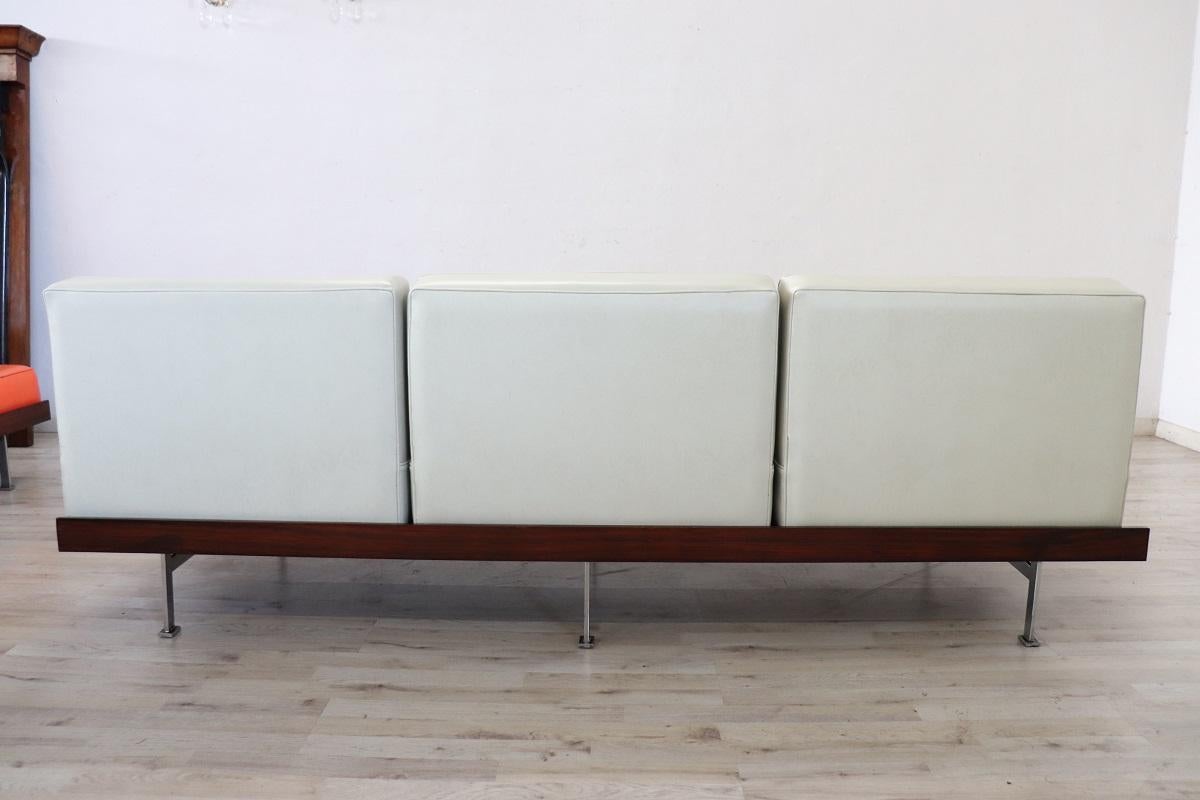 Ensemble de canapés italiens Design/One par Saporiti avec Label original, circa 1960s en vente 1
