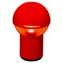 Italian Design Space Age Red Lamp Asteroidi by Siberin Caronno in Colour Red