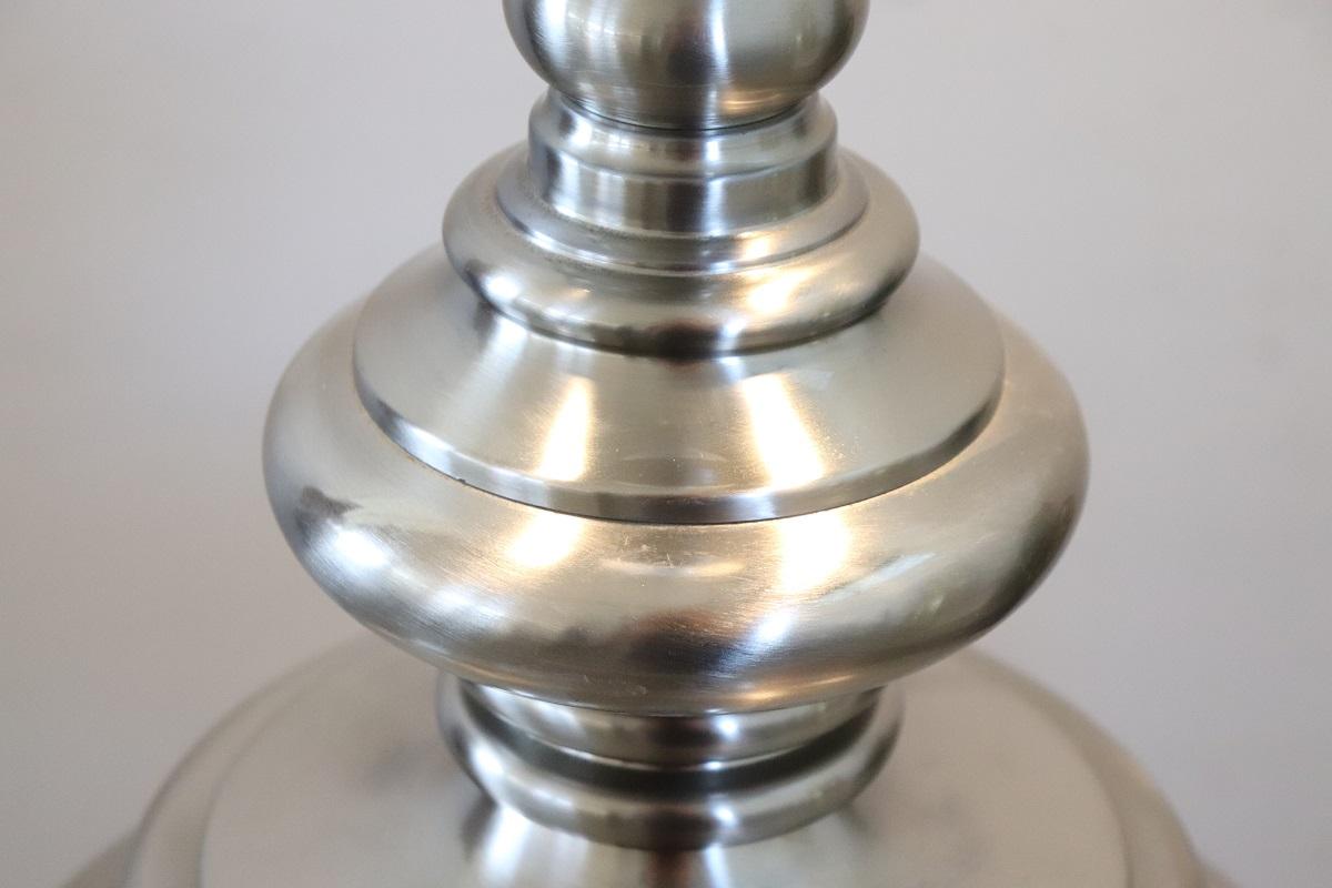 Lampada da tavolo in acciaio di design italiano di Goffredo Reggiani, anni '70 in vendita 6