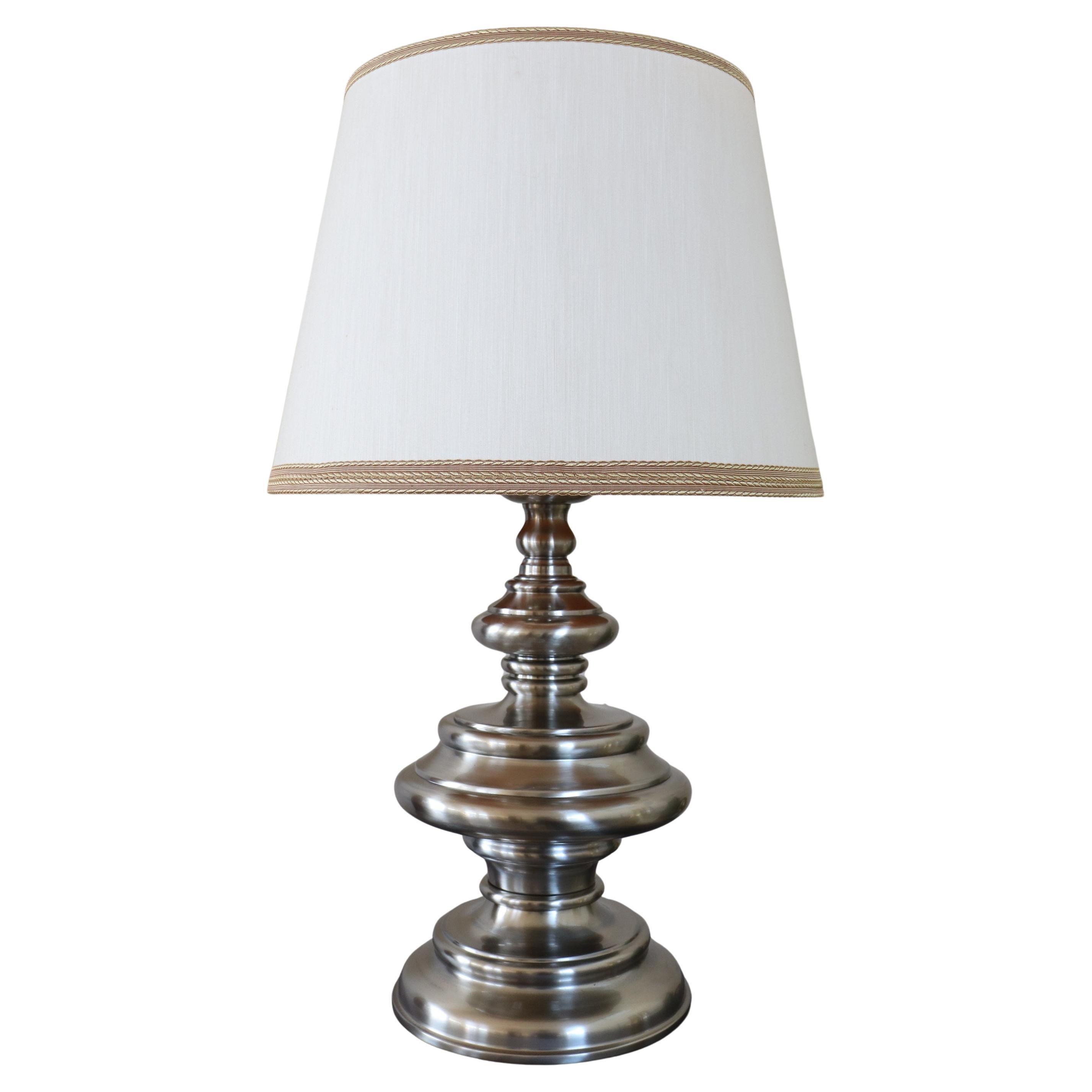 Lampada da tavolo in acciaio di design italiano di Goffredo Reggiani, anni '70 in vendita