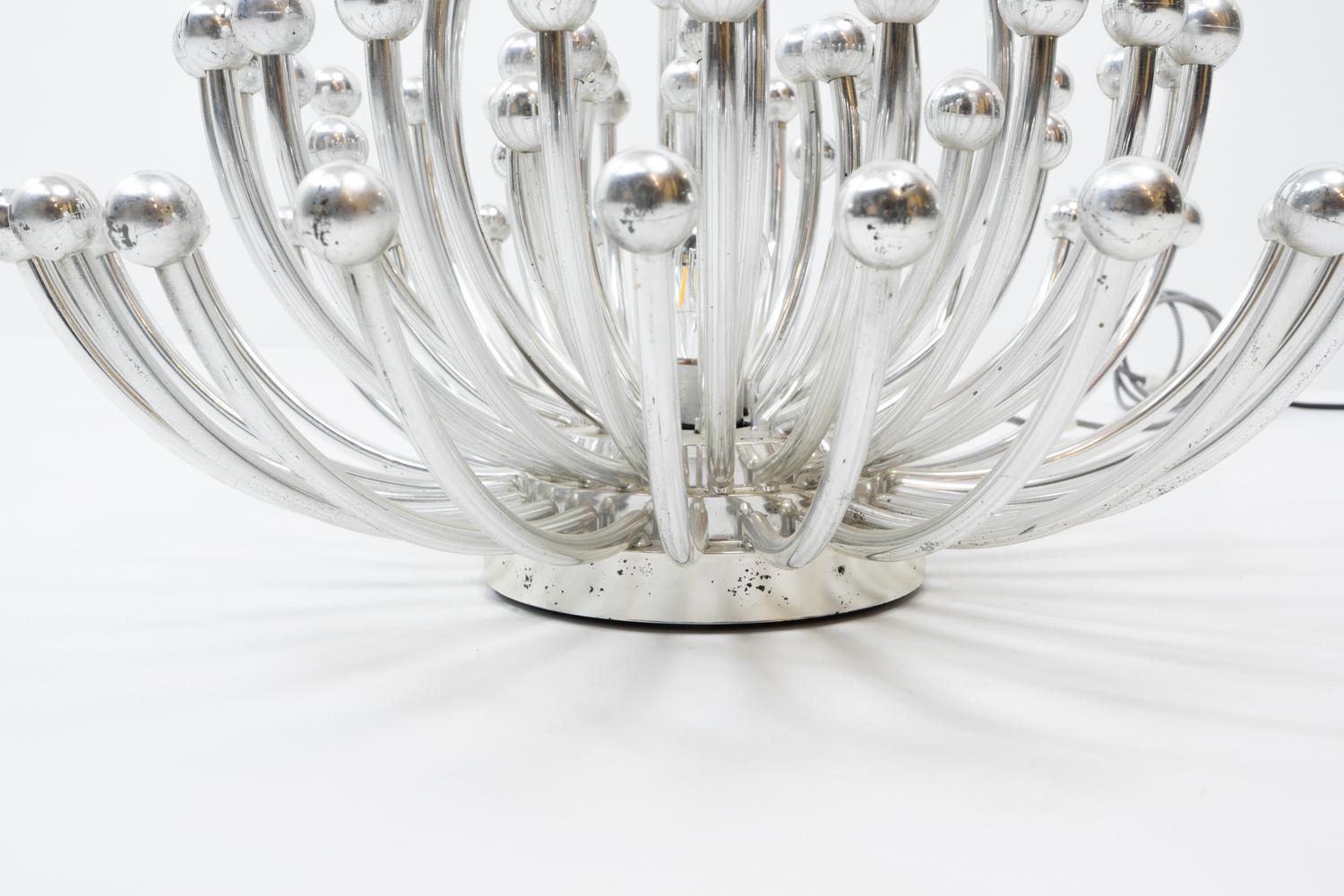 Polychromed Italian Design Studio Tetrach Pistillo Lamp, Valenti Luce - 1960s For Sale