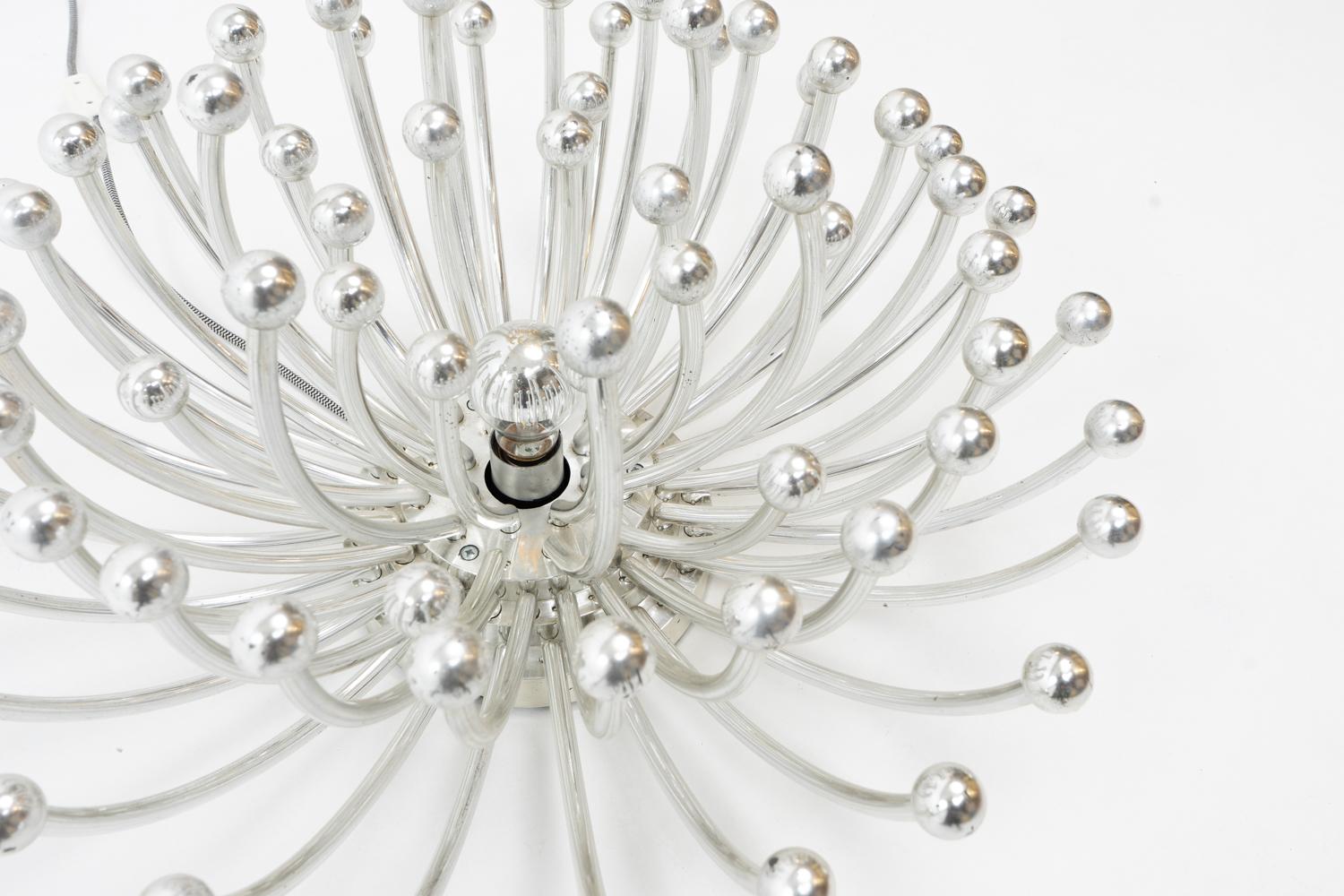 20th Century Italian Design Studio Tetrach Pistillo Lamp, Valenti Luce - 1960s For Sale