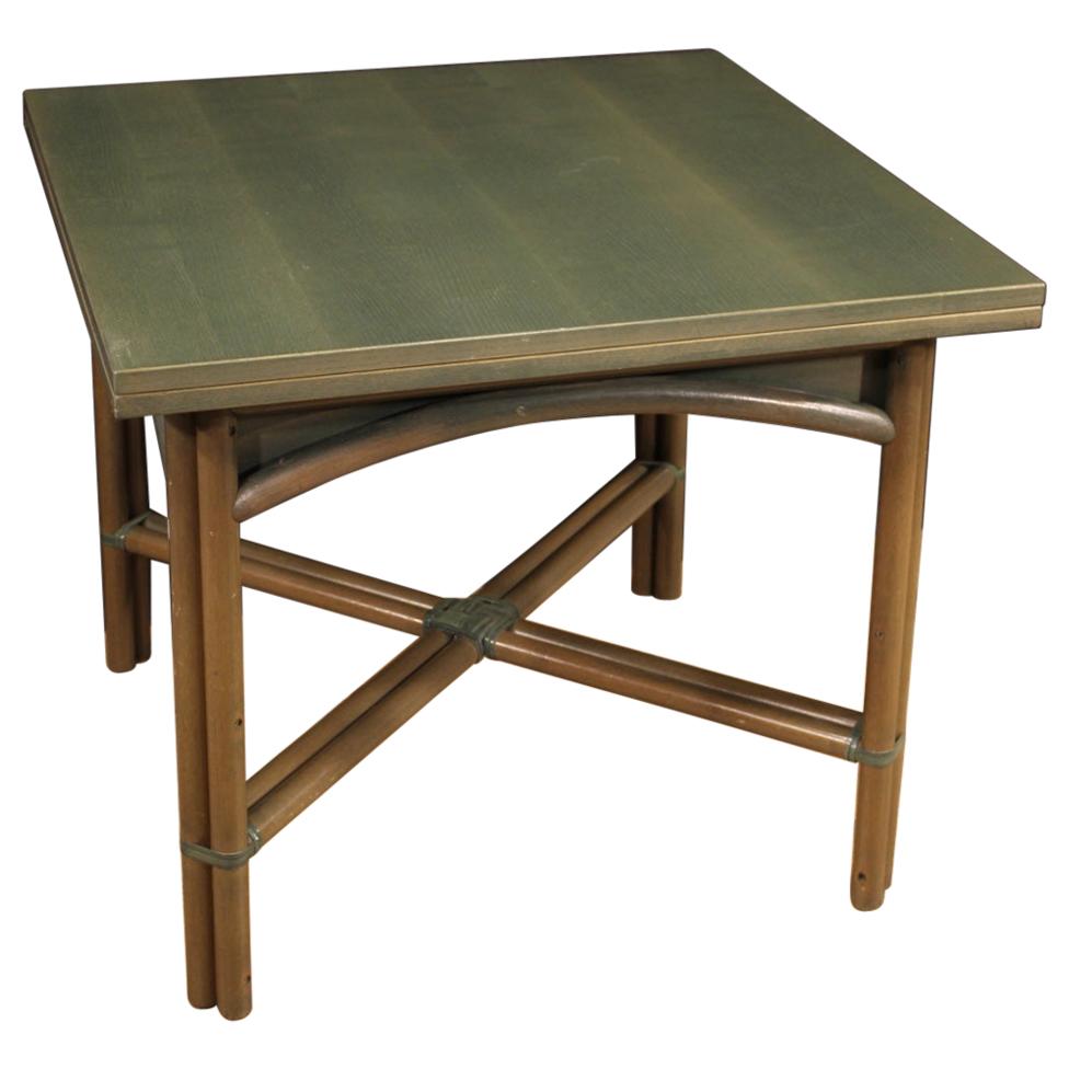 Italian Design Table in Exotic Wood, 20th Century For Sale