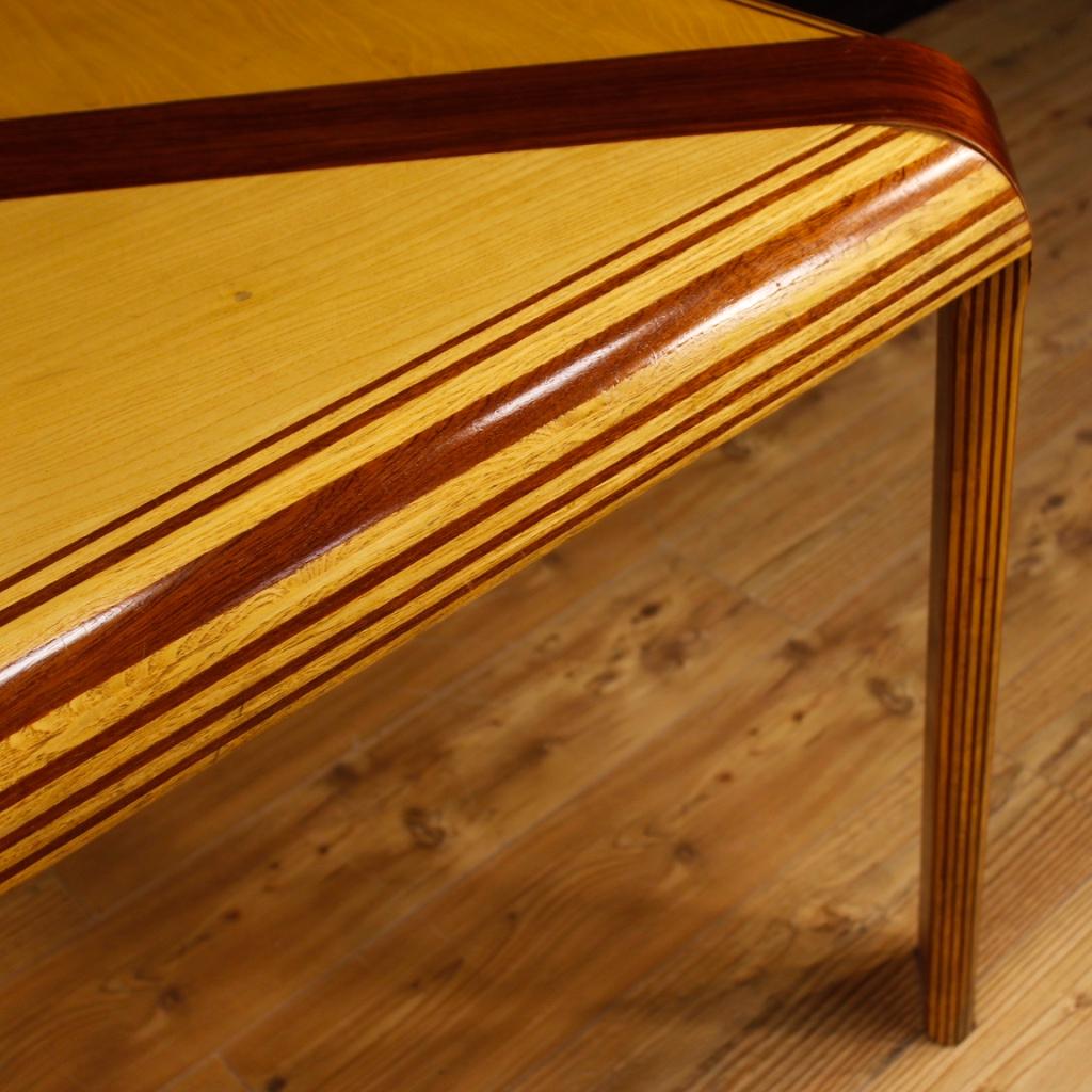 20th Century In Wood Italian Design Table, 1970 4