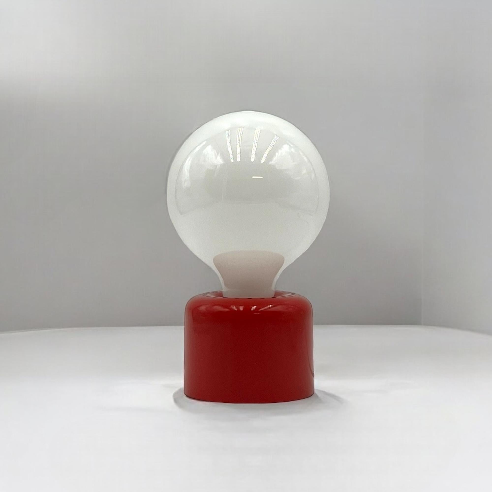 Industrial Italian Design Table Lamp by Boccato Gigante and Zambusi for Laluna, 1970s For Sale