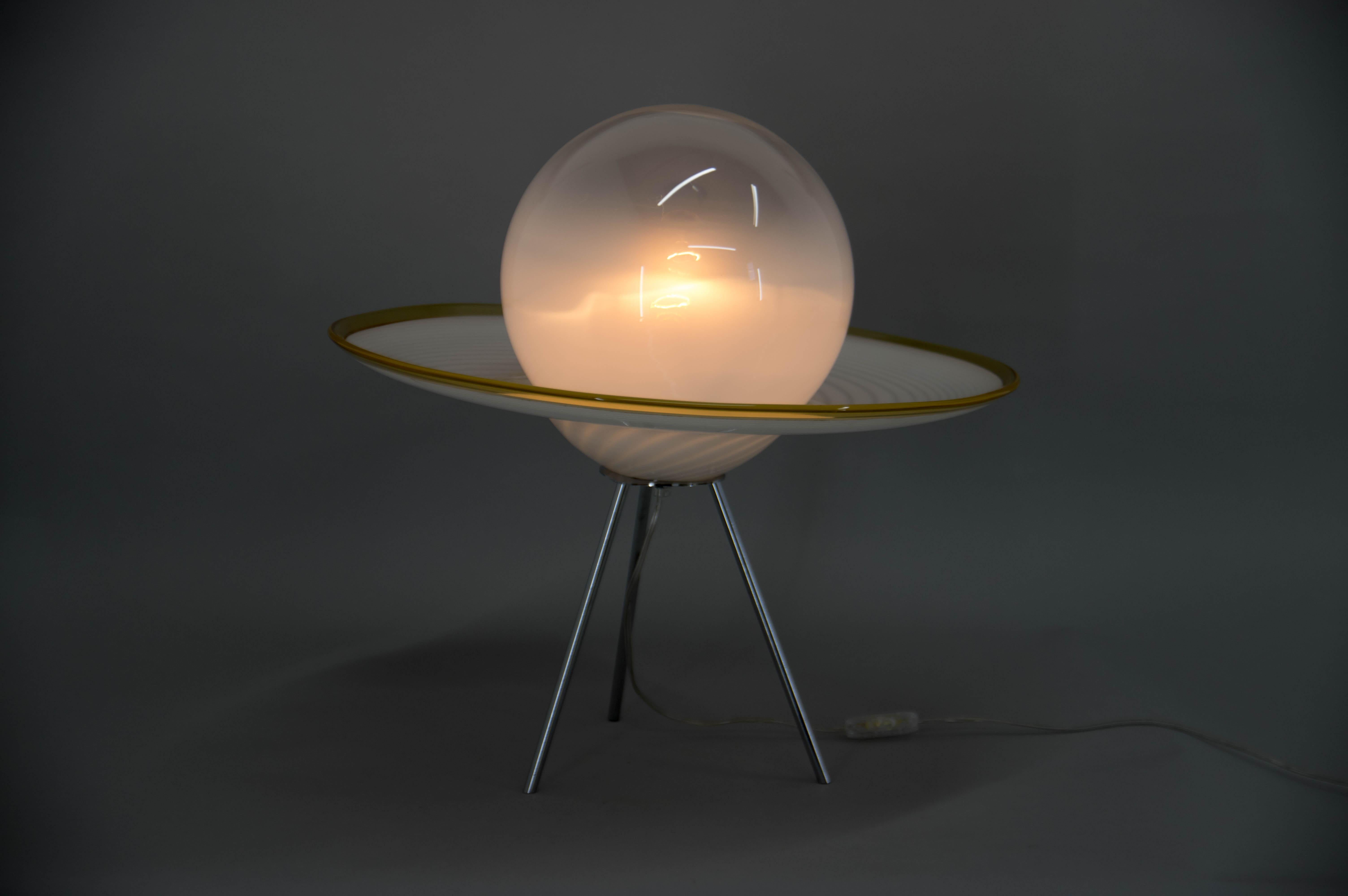 Modern Italian Design Table or Floor Murano Lamp, 2000s For Sale
