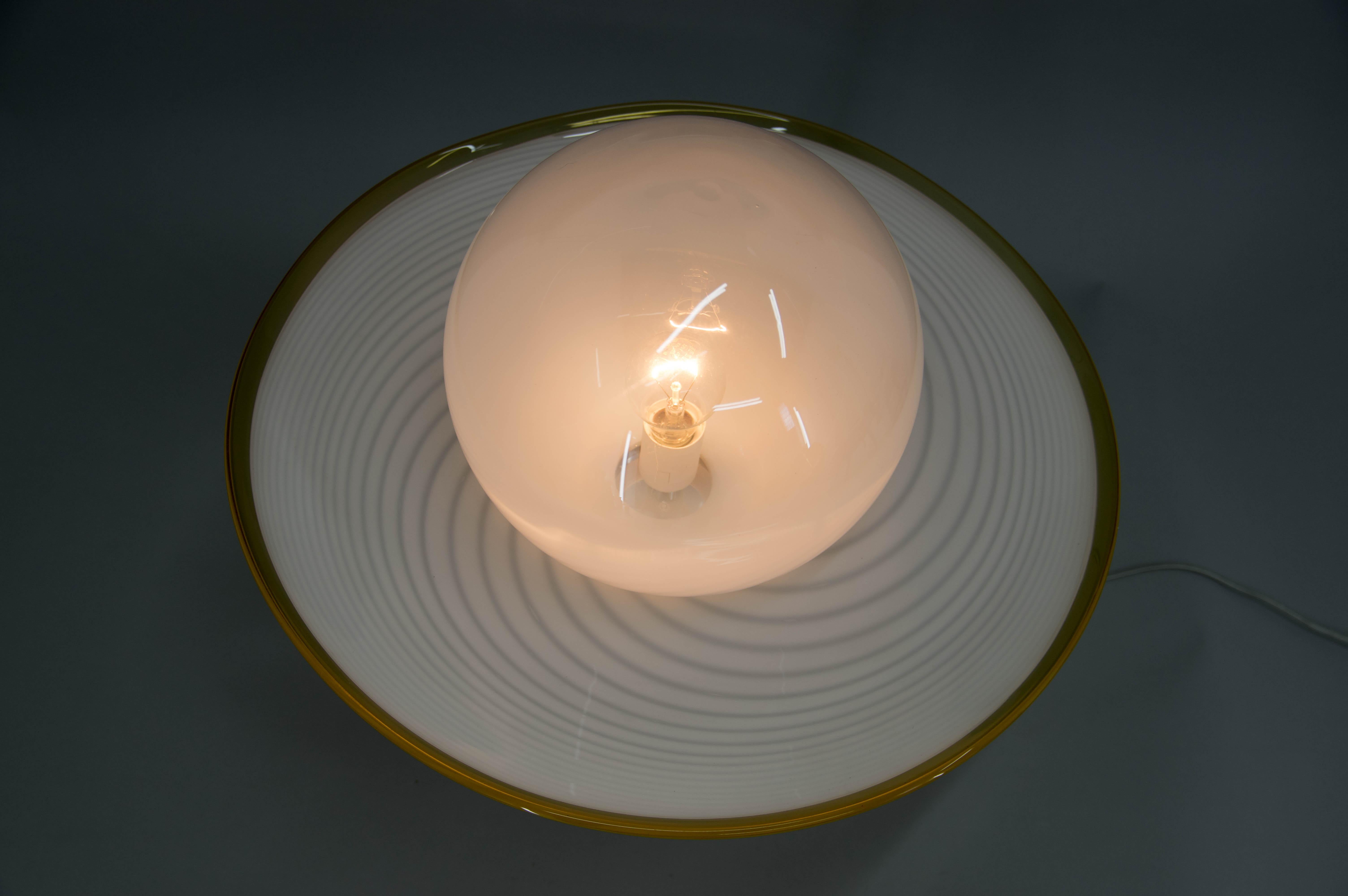 Contemporary Italian Design Table or Floor Murano Lamp, 2000s For Sale