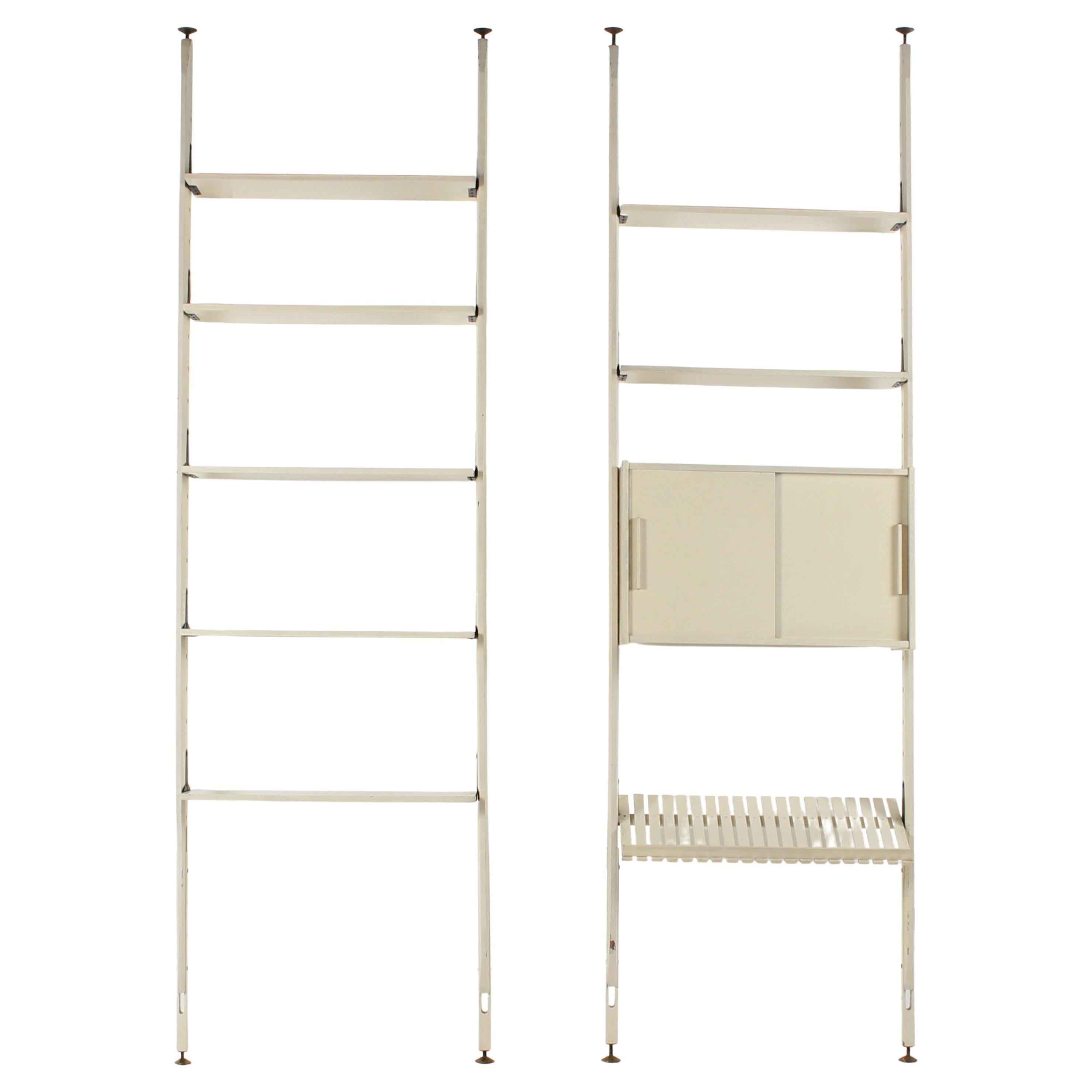 Italian Design Two wood Bookcases - 1950 circa For Sale