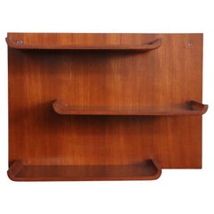 Italian Design Wooden Wall Shelves, 1960s