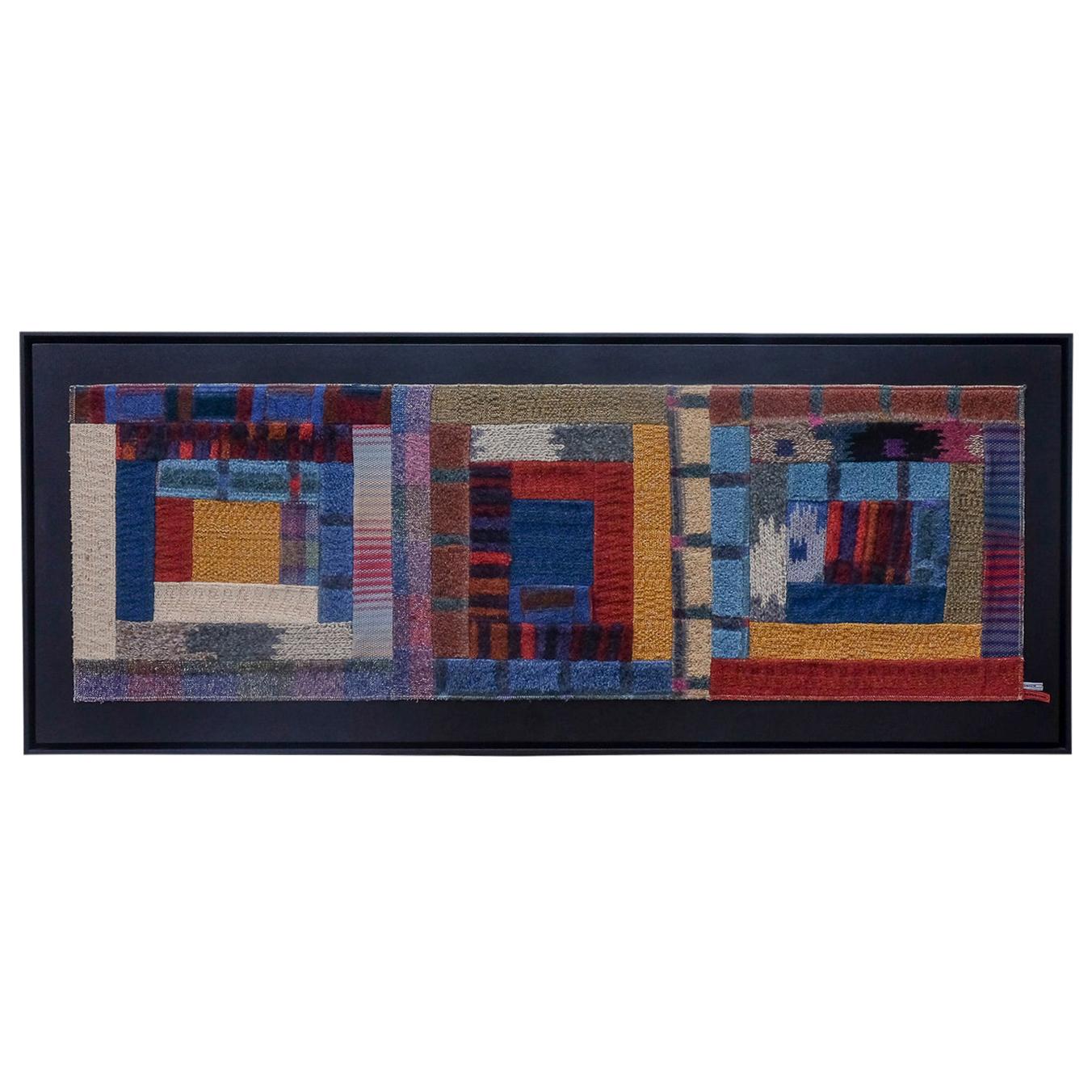Italian Design Classic Woolen Vintage Tapestry by Missoni, 1980s