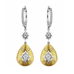 Italian Designer 18 Karat Gold Etruscan Style Earrings