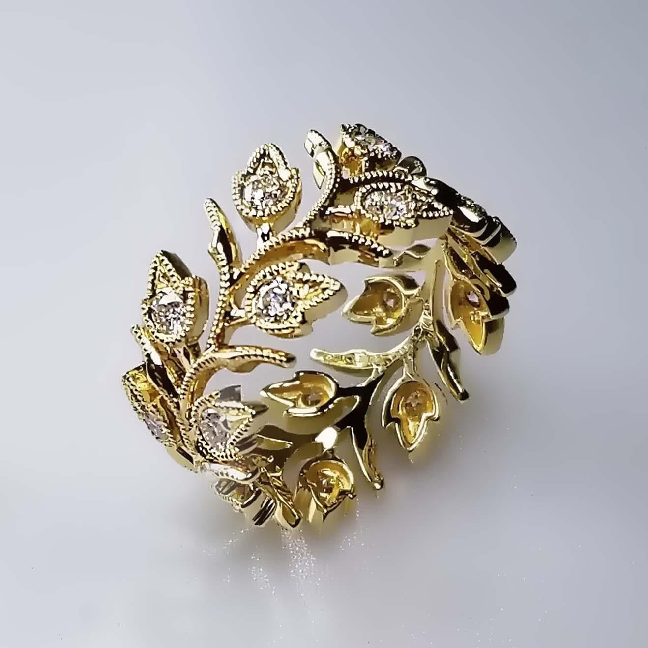italian gold rings designs