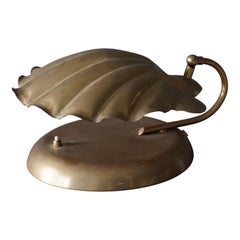 Designer italien, lampe de bureau organique rglable en laiton, Italie, annes 1960 Designer italien, lampe de bureau organique rglable en laiton, Italie, annes 1960