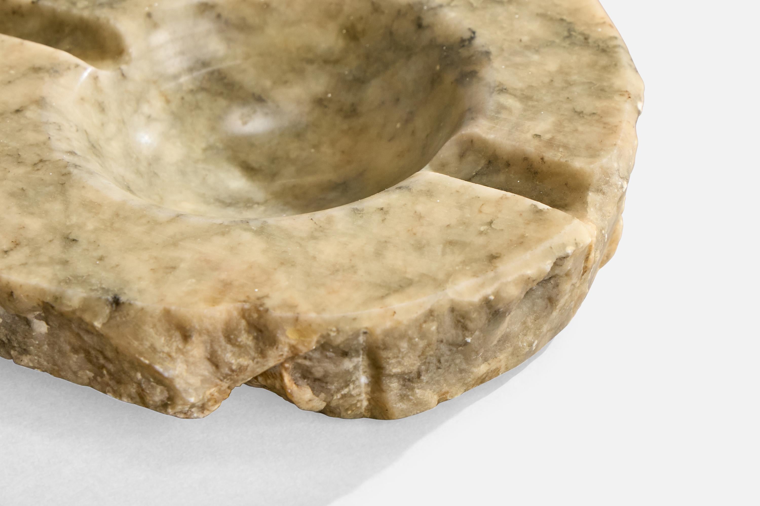 Italian Designer, Ashtray, Alabaster, Italy, 1970s For Sale 2